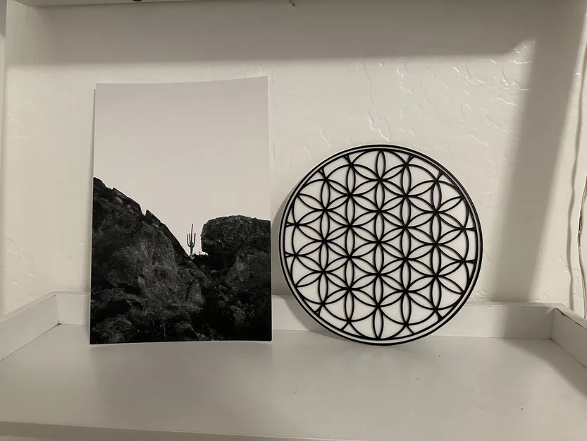 Flower of Life (Hoa Sự Sống) – Geometric Wall Art - Image 1