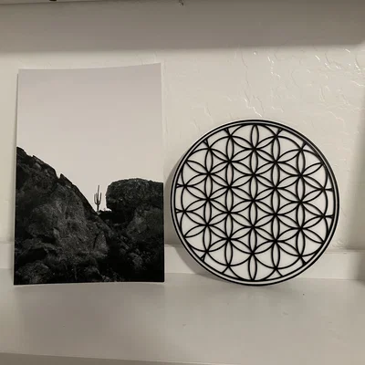 Flower of Life (Hoa Sự Sống) – Geometric Wall Art
