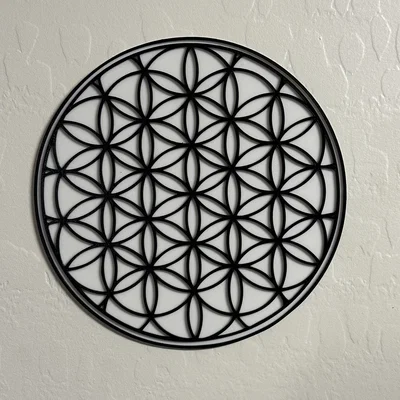 Flower of Life (Hoa Sự Sống) – Geometric Wall Art