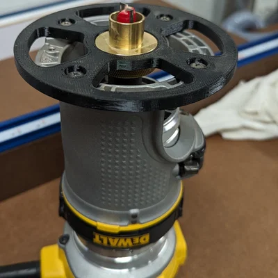 Đế bushing base plate cho Dewalt DPW611 Trim Router