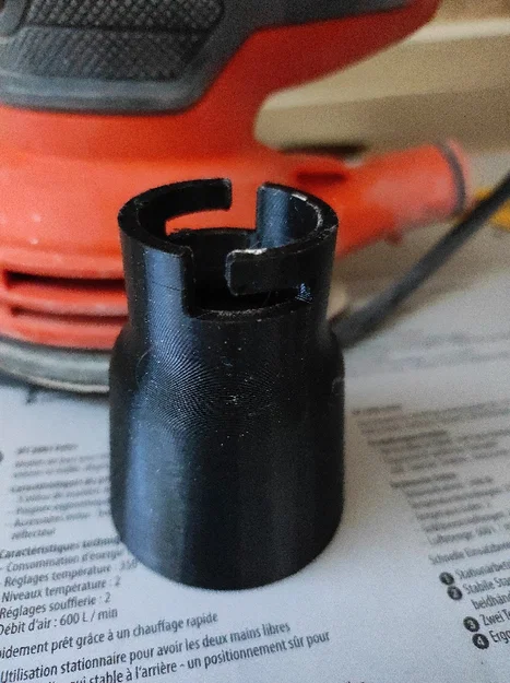 Adapter hút bụi cho máy chà nhám orbital BLACK and DECKER - Image 1