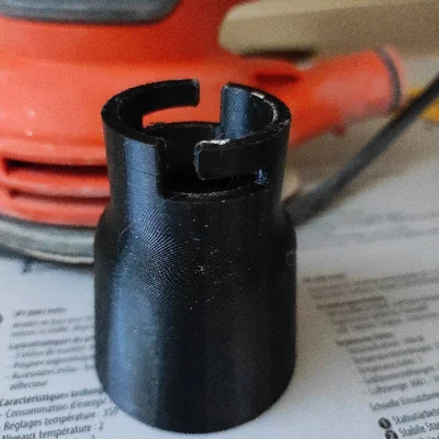 Adapter hút bụi cho máy chà nhám orbital BLACK and DECKER