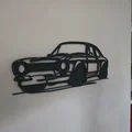 Classic Ford RS Wireframe Wall Art – Tranh Treo Tường Wireframe In 3D - Thumbnail 2