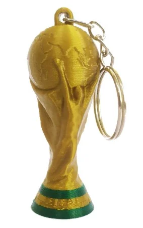 Móc khóa Cúp Vàng World Cup - Mô hình in 3D bóng đá độc đáo - Image 1
