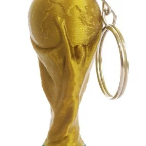 Móc khóa Cúp Vàng World Cup - Mô hình in 3D bóng đá độc đáo
