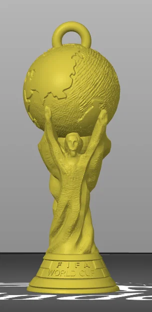 Móc khóa Cúp Vàng World Cup - Mô hình in 3D bóng đá độc đáo - Image 2
