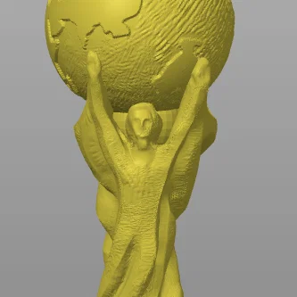 Móc khóa Cúp Vàng World Cup - Mô hình in 3D bóng đá độc đáo