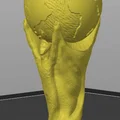 Móc khóa Cúp Vàng World Cup - Mô hình in 3D bóng đá độc đáo - Thumbnail 4