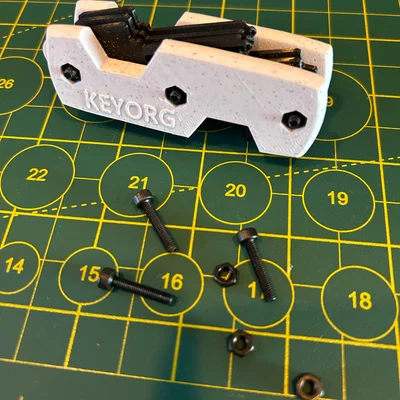 Key Organizer: Phụ kiện sắp xếp chìa khóa thông minh in 3D