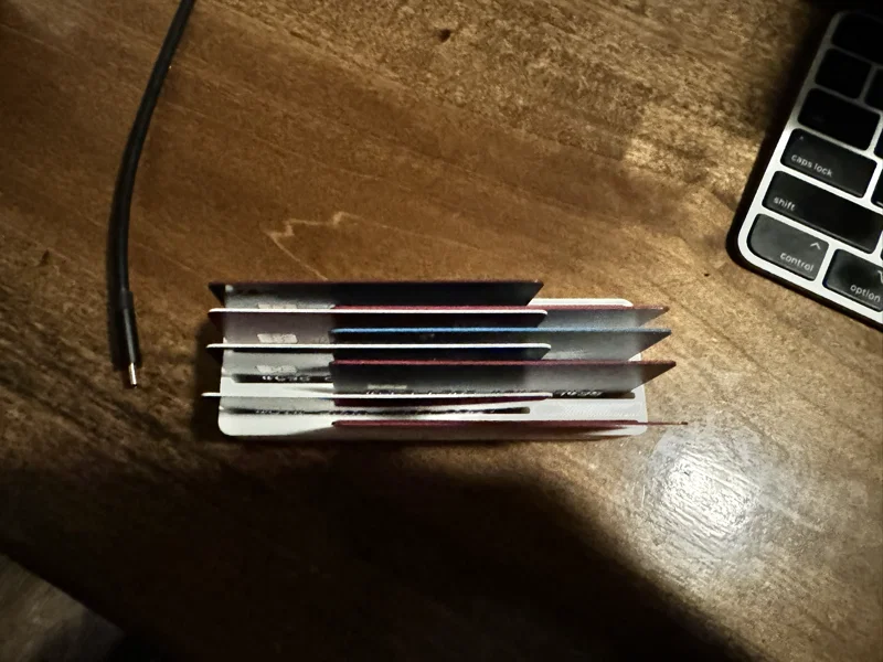 Khay đựng 9 thẻ “Credit Card” ngang - Gridfinity 1x3 - Image 2