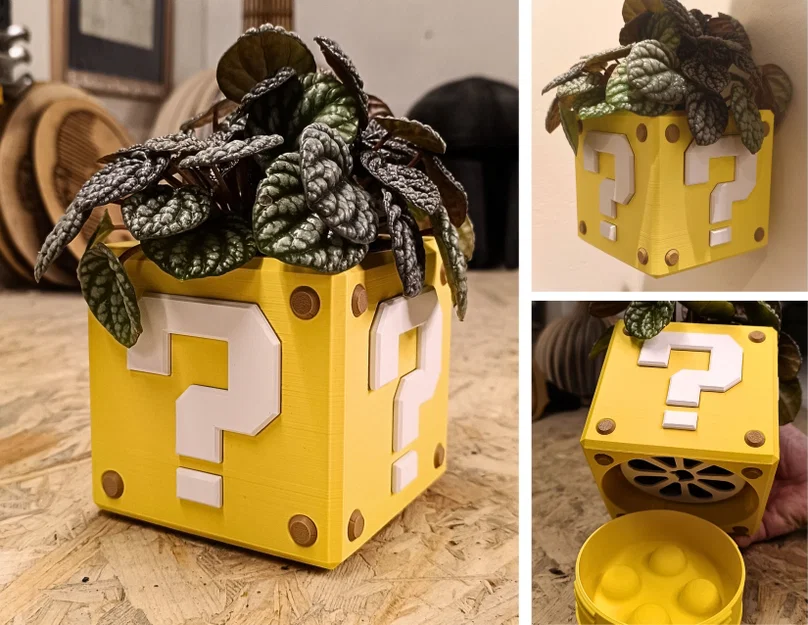 Chậu Treo Tường Super Mario (Super Mario Wall Planter) - Image 1