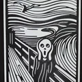 The Scream (Tiếng Thét) - Mẫu 3D Wall Art - Thumbnail 1