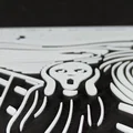 The Scream (Tiếng Thét) - Mẫu 3D Wall Art - Thumbnail 2