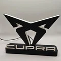 Mô hình đèn trang trí logo Cupra in 3D độc đáo - Thumbnail 1