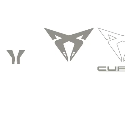 Mô hình đèn trang trí logo Cupra in 3D độc đáo