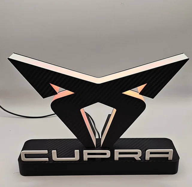 Mô hình đèn trang trí logo Cupra in 3D độc đáo - Image 16