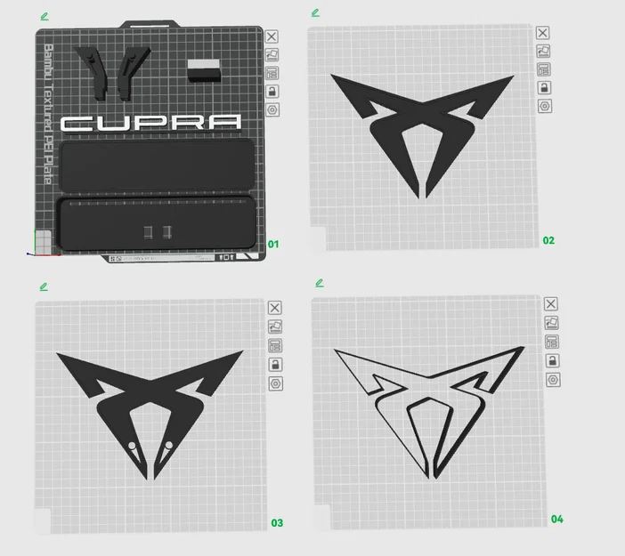 Mô hình đèn trang trí logo Cupra in 3D độc đáo - Image 20