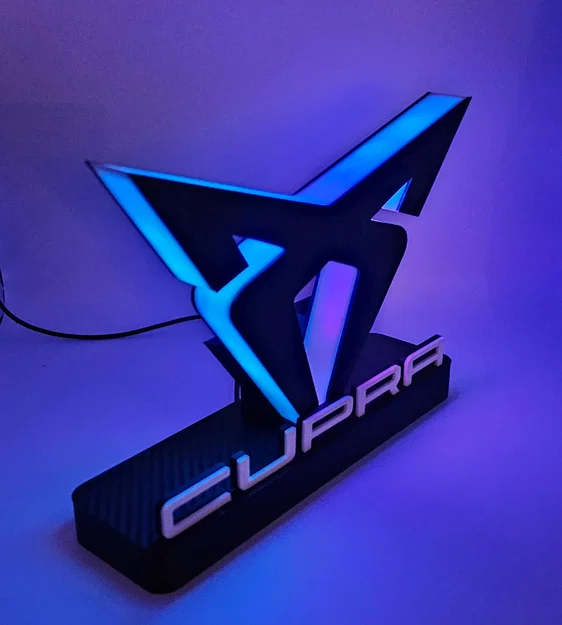 Mô hình đèn trang trí logo Cupra in 3D độc đáo - Image 23