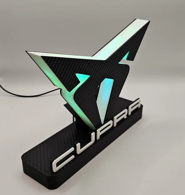 Mô hình đèn trang trí logo Cupra in 3D độc đáo - Image 24