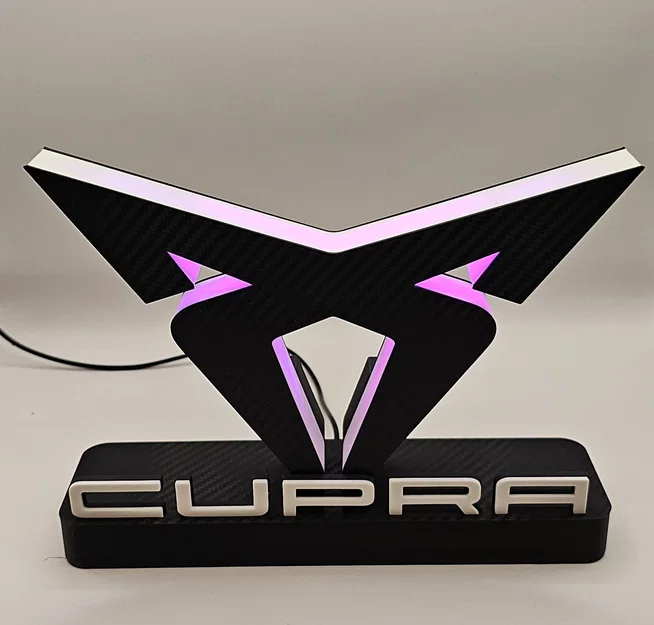 Mô hình đèn trang trí logo Cupra in 3D độc đáo - Image 25