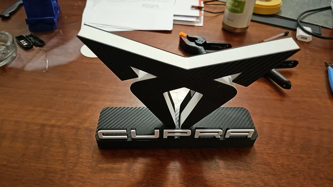 Mô hình đèn trang trí logo Cupra in 3D độc đáo - Image 29