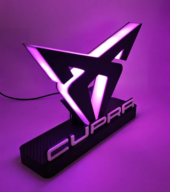 Mô hình đèn trang trí logo Cupra in 3D độc đáo - Image 35