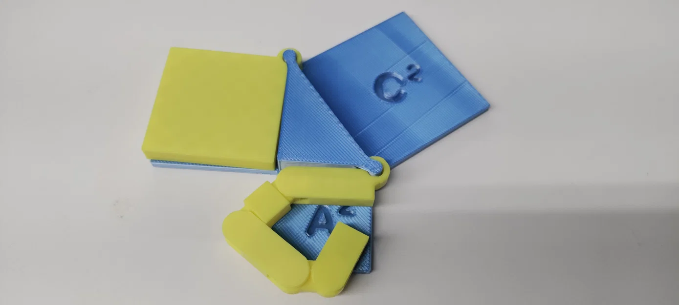 Mô hình giáo cụ trực quan chứng minh định lý Pythagoras 3D - Image 1