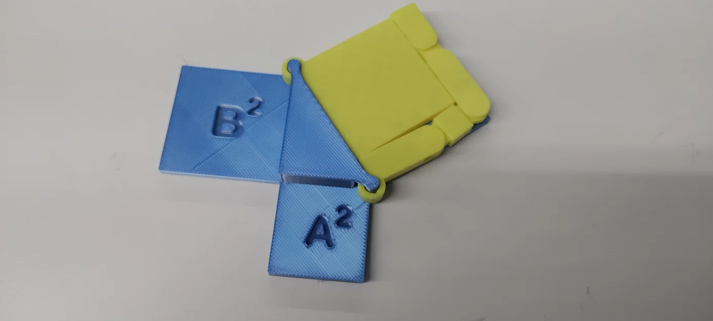 Mô hình giáo cụ trực quan chứng minh định lý Pythagoras 3D - Image 2