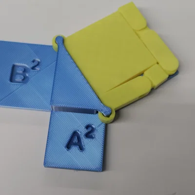 Mô hình giáo cụ trực quan chứng minh định lý Pythagoras 3D