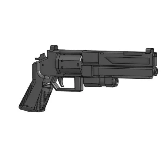 Mô hình in 3D súng lục Helldivers P-4 Senator đẹp mắt - Image 1