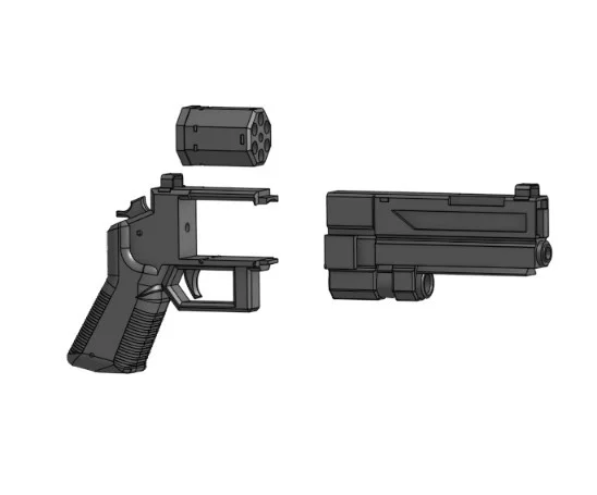 Mô hình in 3D súng lục Helldivers P-4 Senator đẹp mắt - Image 2