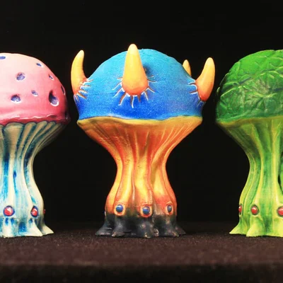 Cây tabletop: “Mushroom Set A1” (Alien Vegetation 51)