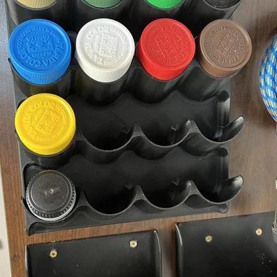 Giá Treo Tường Giữ Chai Sơn Tamiya 23ml (Tamiya Paint Holder)