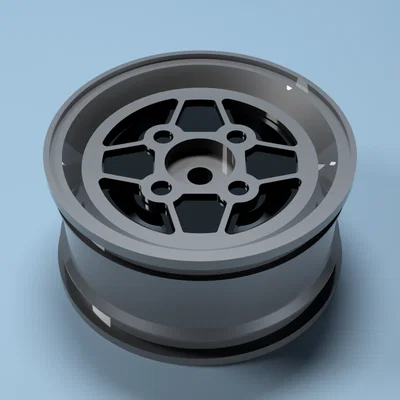 Mâm xe RC 1/10 RS Classic (Tương thích Tamiya, Kyosho)
