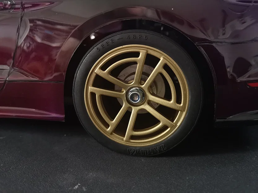 Mâm xe RC 1/10 Reticle - Thiết kế thể thao cho Tamiya TT01 TT02 - Image 4