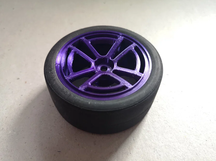 Mâm xe RC 1/10 Reticle - Thiết kế thể thao cho Tamiya TT01 TT02 - Image 7