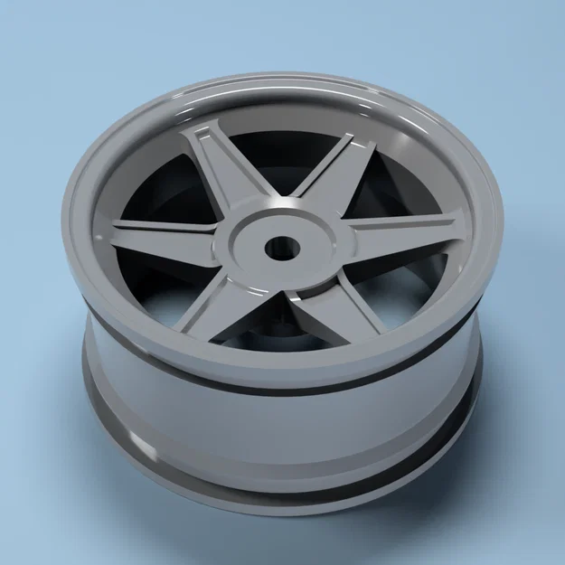 Mâm xe 1/10 RC Tristar - Thiết kế 6 cánh cho xe mô hình RC - Image 1