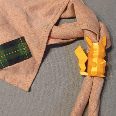 Vòng giữ khăn quàng Hướng đạo (Woggle) hình Pikachu độc đáo
