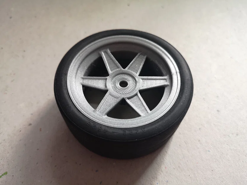 Mâm xe 1/10 RC Tristar - Thiết kế 6 cánh cho xe mô hình RC - Image 4