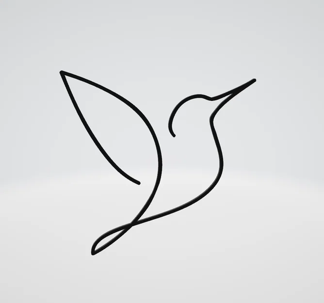 Tranh treo tường nghệ thuật hình chú chim nhỏ tối giản (Cute Bird) - Image 1