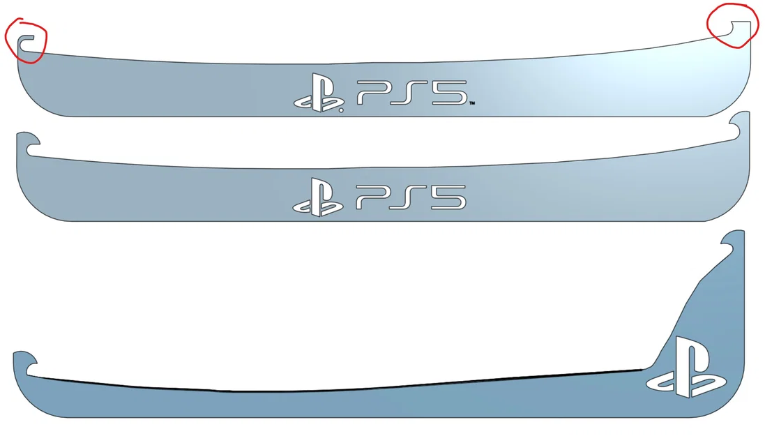 Chân đế ngang PS5 (bản đĩa) có Logo - Image 3