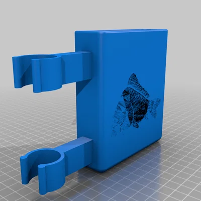 Giá đỡ điện thoại gắn ghế câu cá in 3D tiện dụng