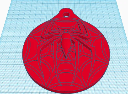 Móc khóa SpiderMan - Phụ kiện in 3D siêu đẹp cho fan siêu anh hùng - Image 1