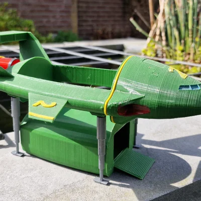 Mô hình 3D Thunderbird 2 (1965) - Vận tải cơ huyền thoại