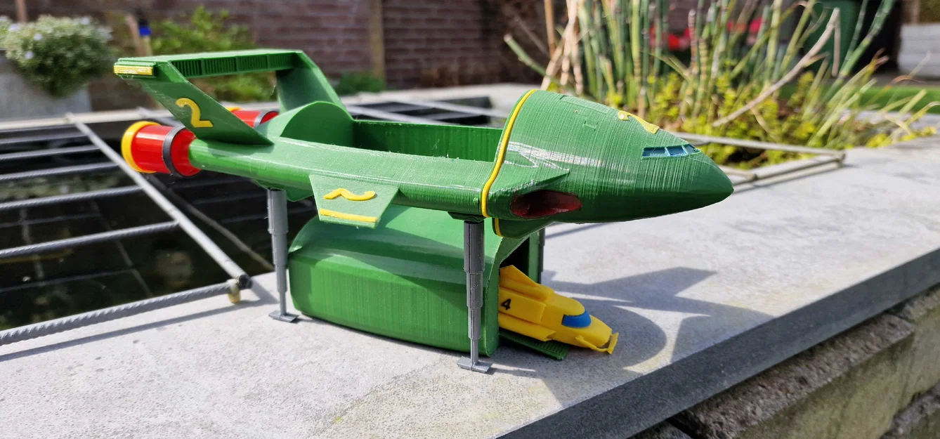 Mô hình 3D Thunderbird 2 (1965) - Vận tải cơ huyền thoại - Image 2