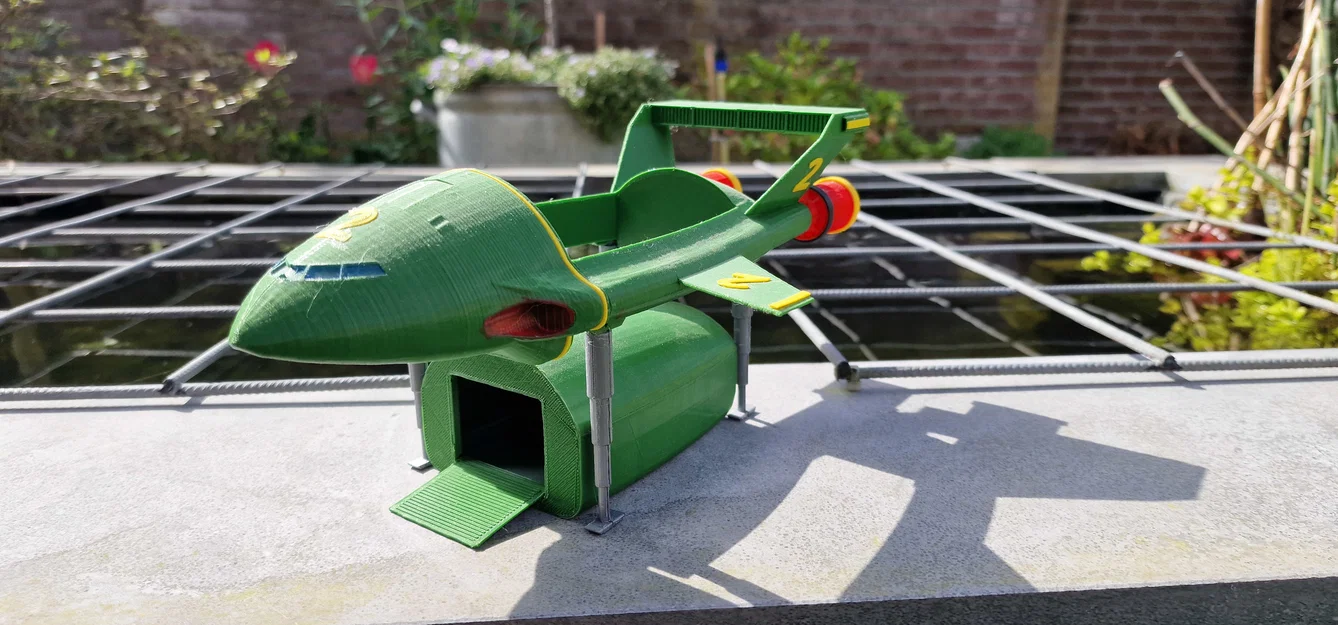 Mô hình 3D Thunderbird 2 (1965) - Vận tải cơ huyền thoại - Image 3