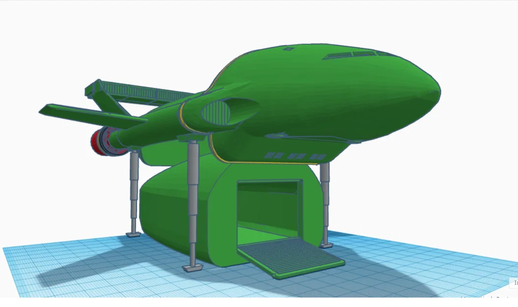 Mô hình 3D Thunderbird 2 (1965) - Vận tải cơ huyền thoại - Image 4
