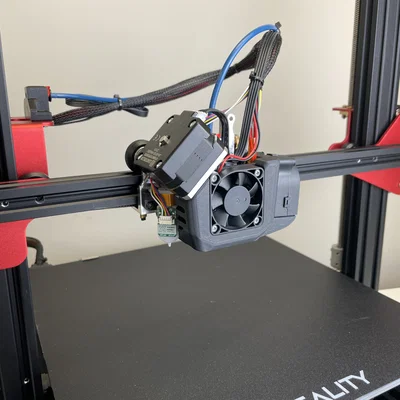 M3213 CR-10S Pro V2 / CR-10 Max [Micro Swiss NG Extruder] - Ống gió quạt & bát probe
