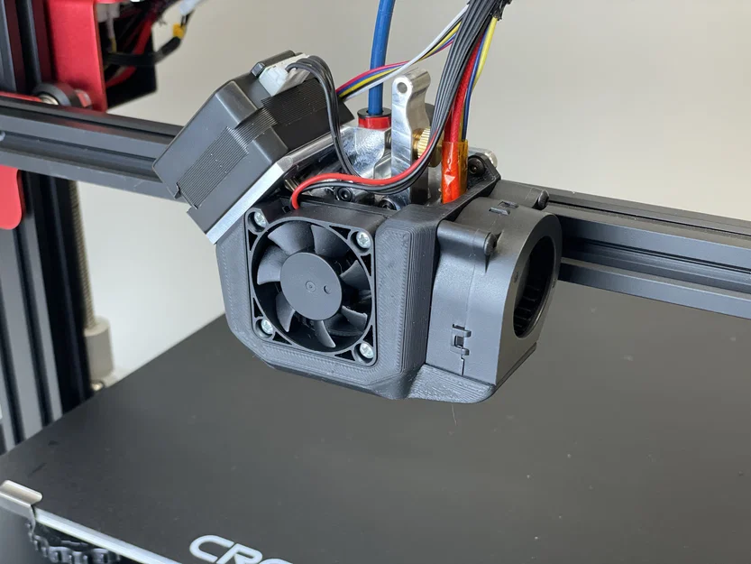 M3213 CR-10S Pro V2 / CR-10 Max [Micro Swiss NG Extruder] - Ống gió quạt & bát probe - Image 2