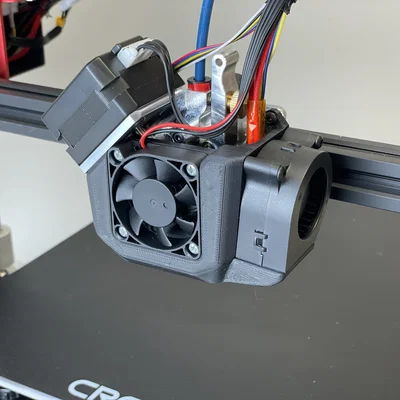 M3213 CR-10S Pro V2 / CR-10 Max [Micro Swiss NG Extruder] - Ống gió quạt & bát probe